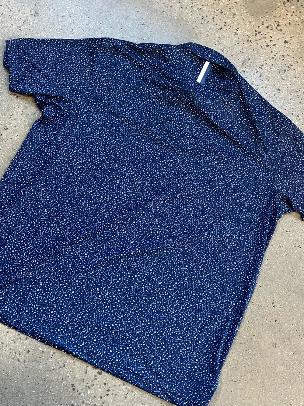 Rhoback Admiral Navy The Mulligan Men’s Short Sleeve Performance Polo XXL - Picture 11 of 15